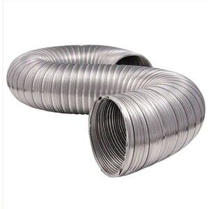 Everbilt 8’ X 4” Diameter Flexible Dryer Transition Duct With Two Clamps 69019HD